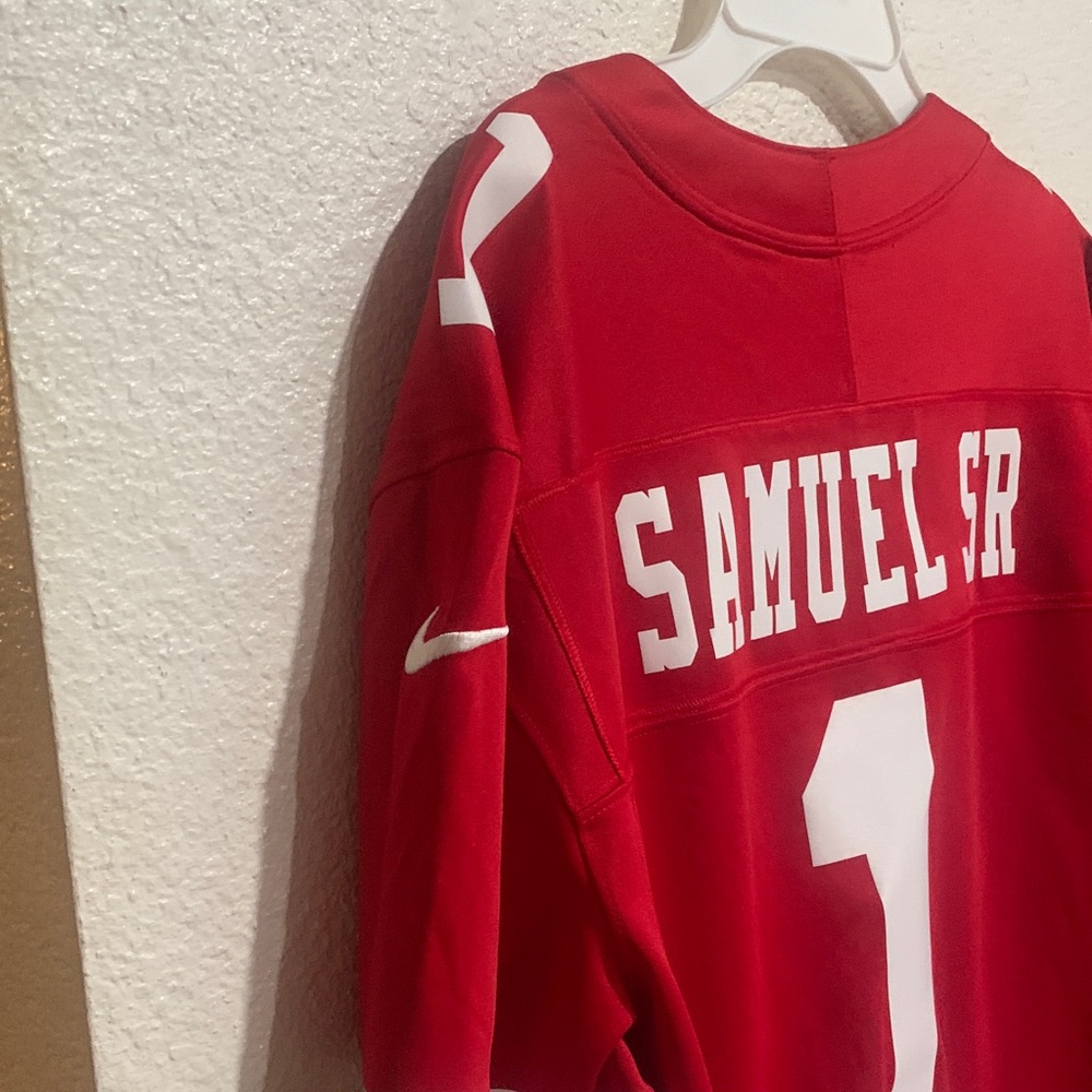 NFL Red and White Football Jerseys with Bold Numbering - Picture 6 of 12
